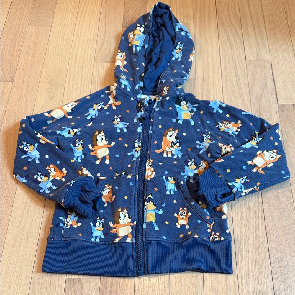 Little Sleepies Bluey Character Hoodie